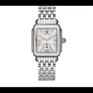 Michele Art Deco Mother of Pearl Diamond Watch